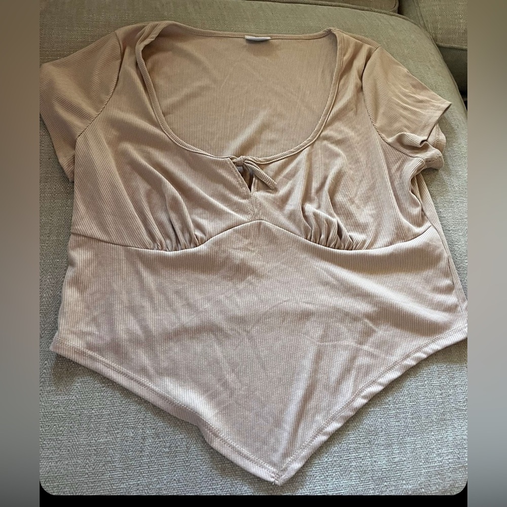 Plus Size Cropped Summer Top